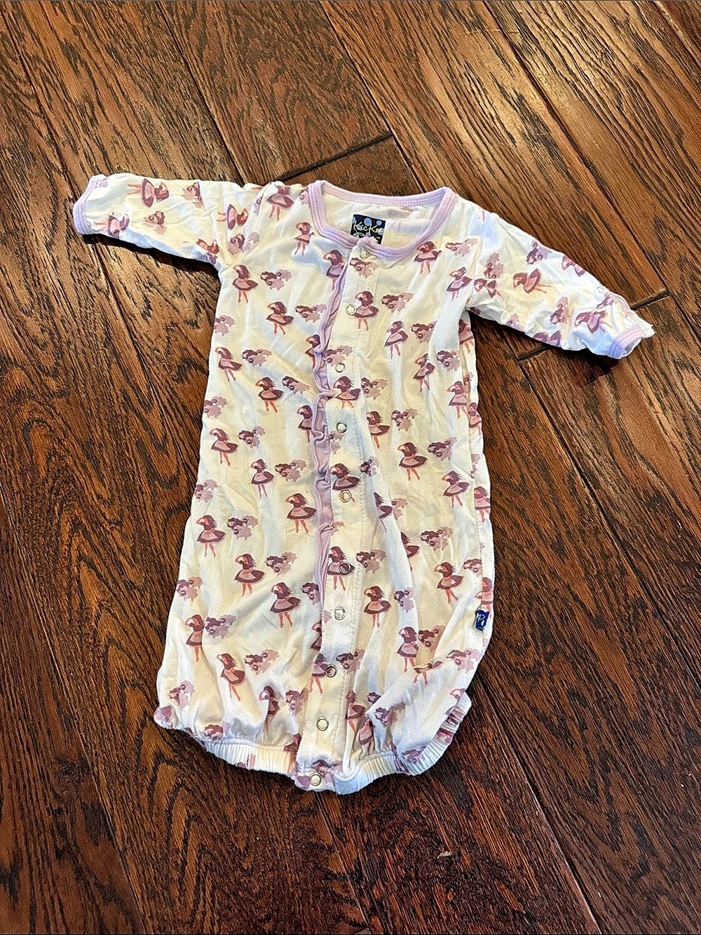 Kickee Pants Little Bo Peep Newborn Gown